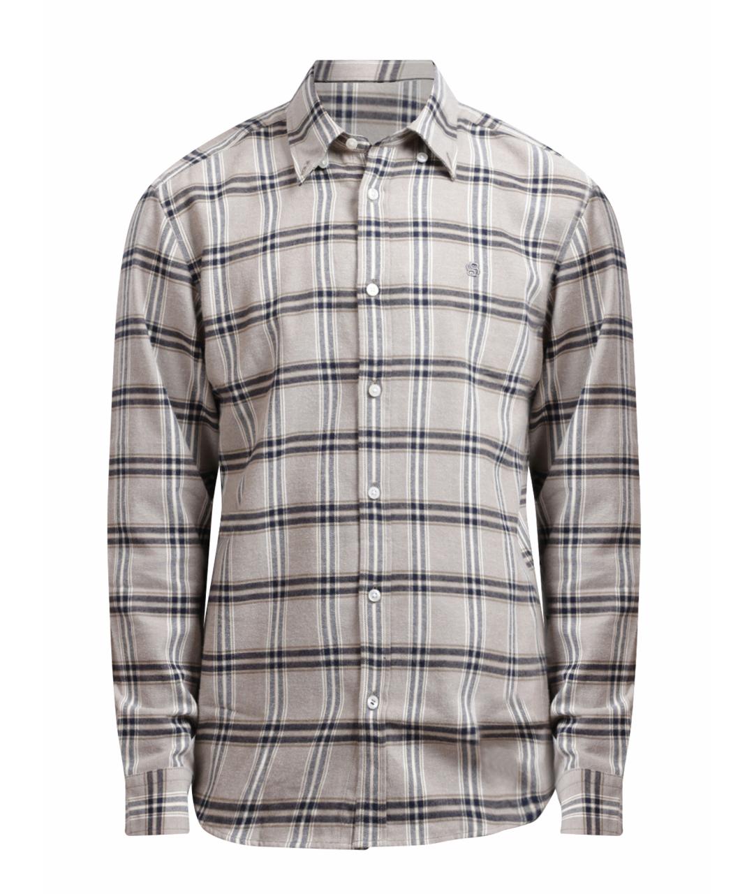 HUGO BOSS Мульти хлопковая кэжуал рубашка, фото 1