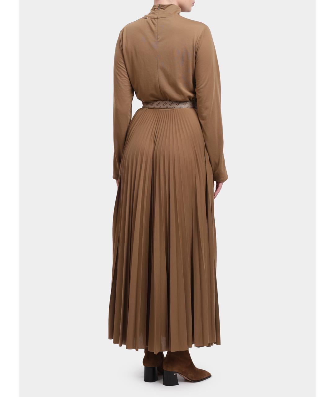 HERNO Бежевое повседневное платье, фото 4