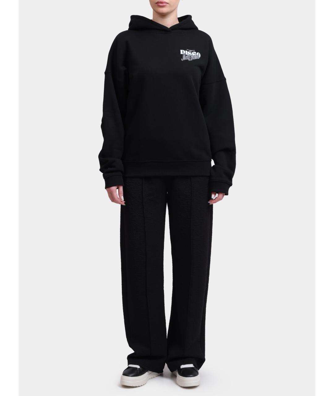 HUGO Черные полиэстеровые прямые брюки, фото 2