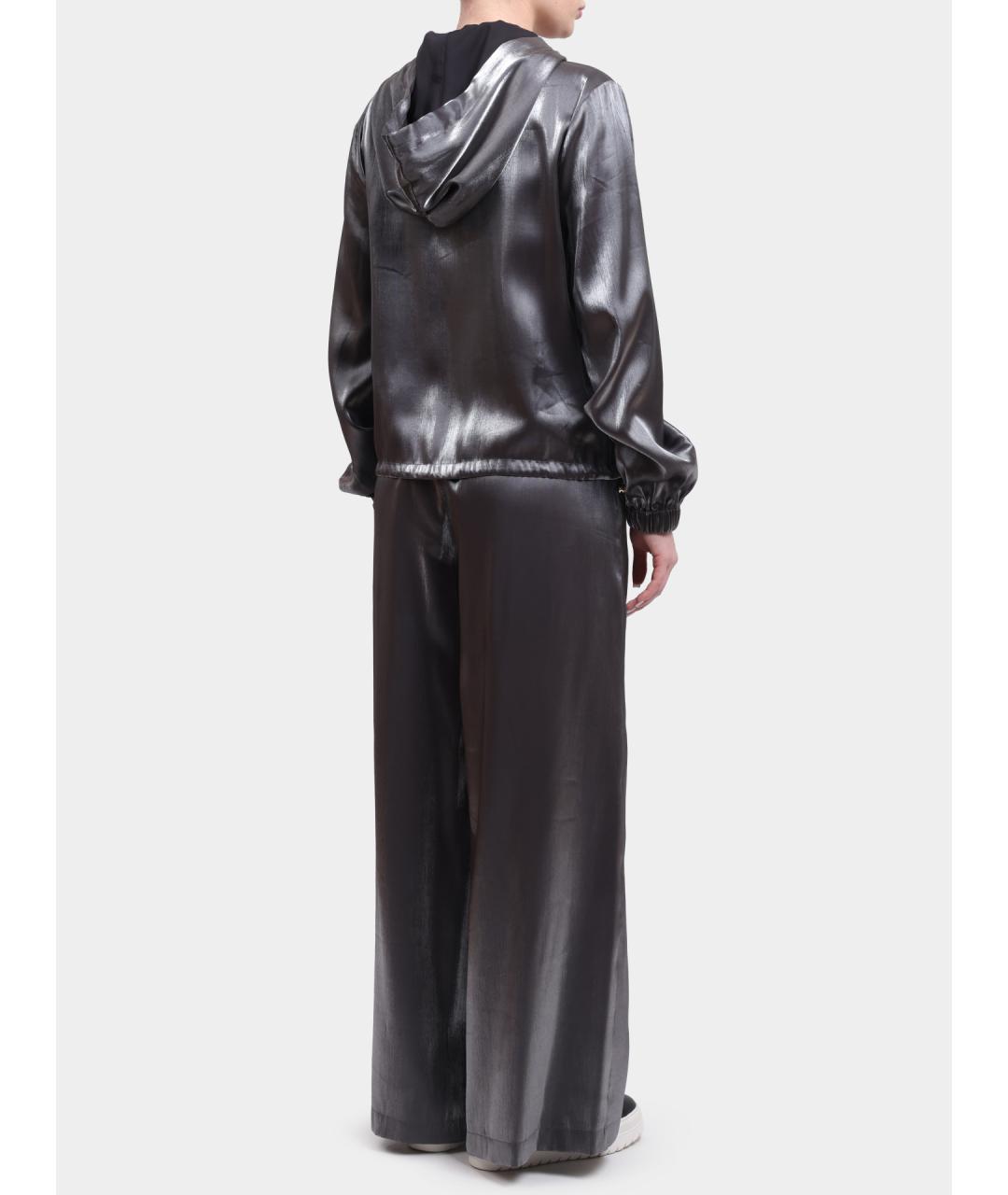 LIU JO Серые прямые брюки, фото 5