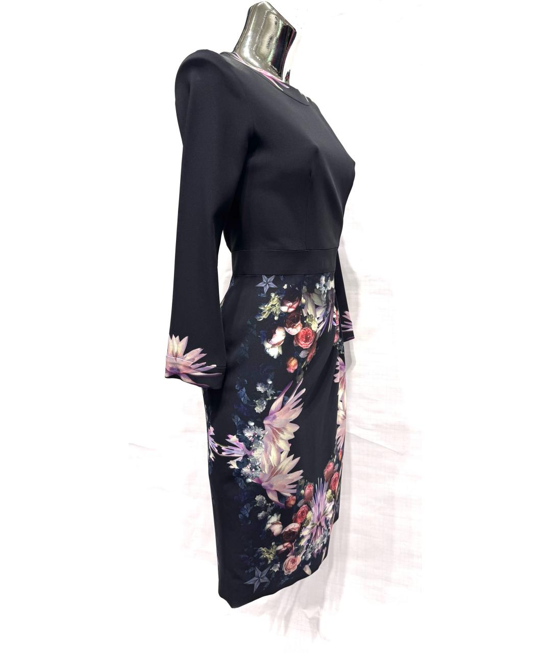 GIVENCHY Черное вискозное коктейльное платье, фото 2