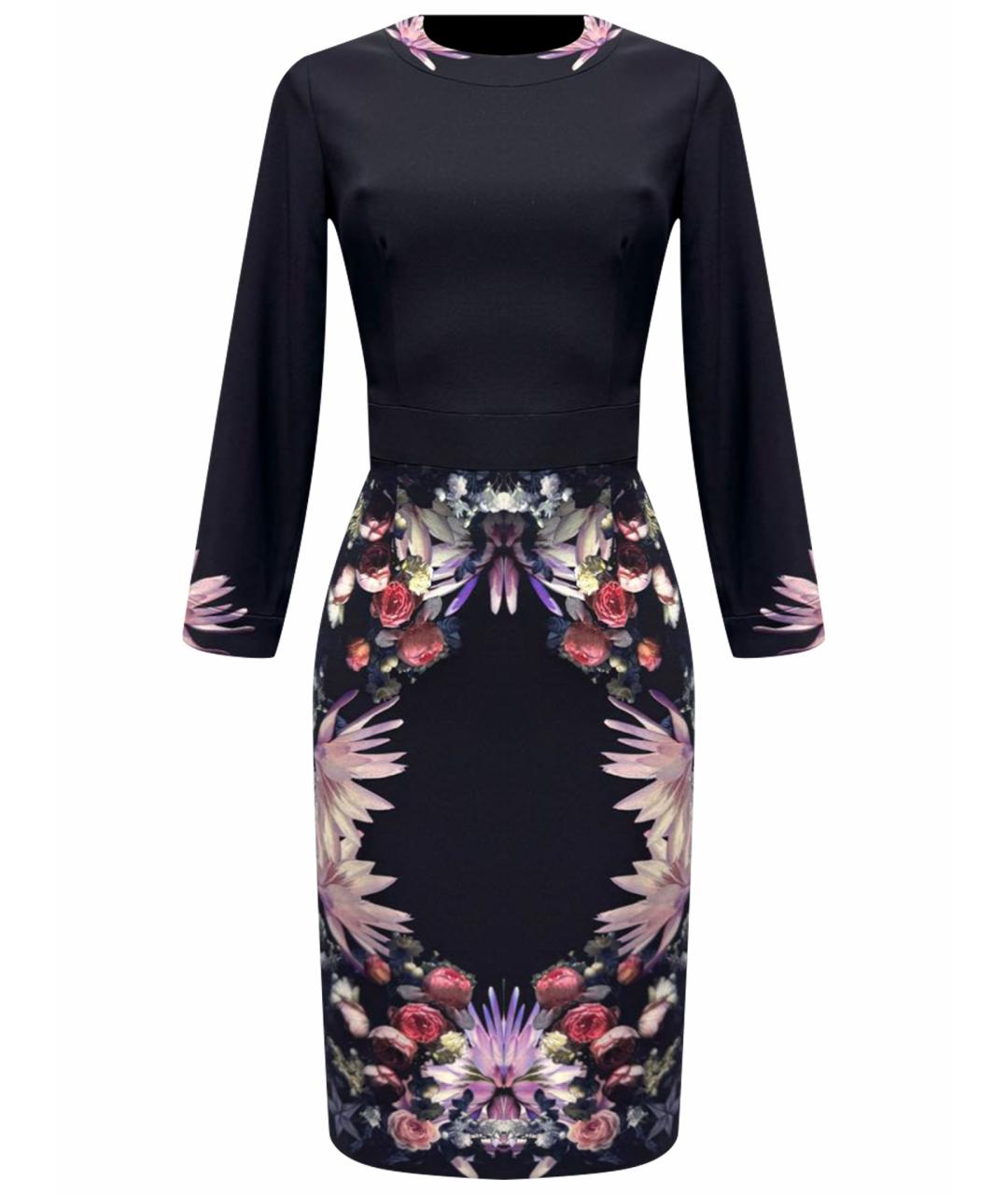 GIVENCHY Черное вискозное коктейльное платье, фото 1