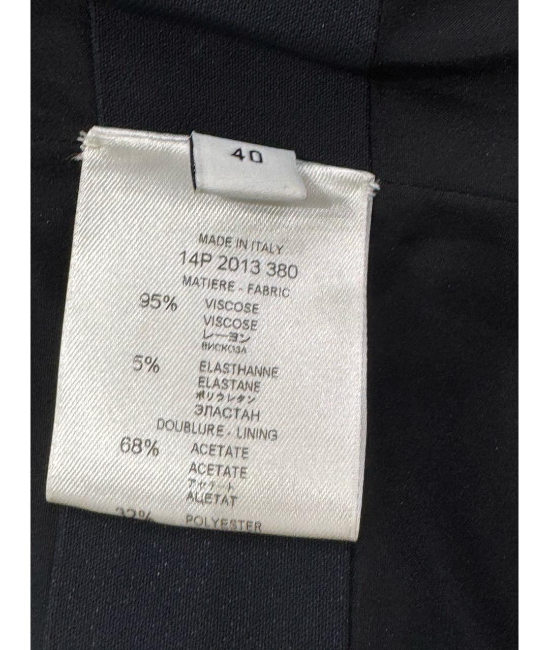 GIVENCHY Черное вискозное коктейльное платье, фото 5