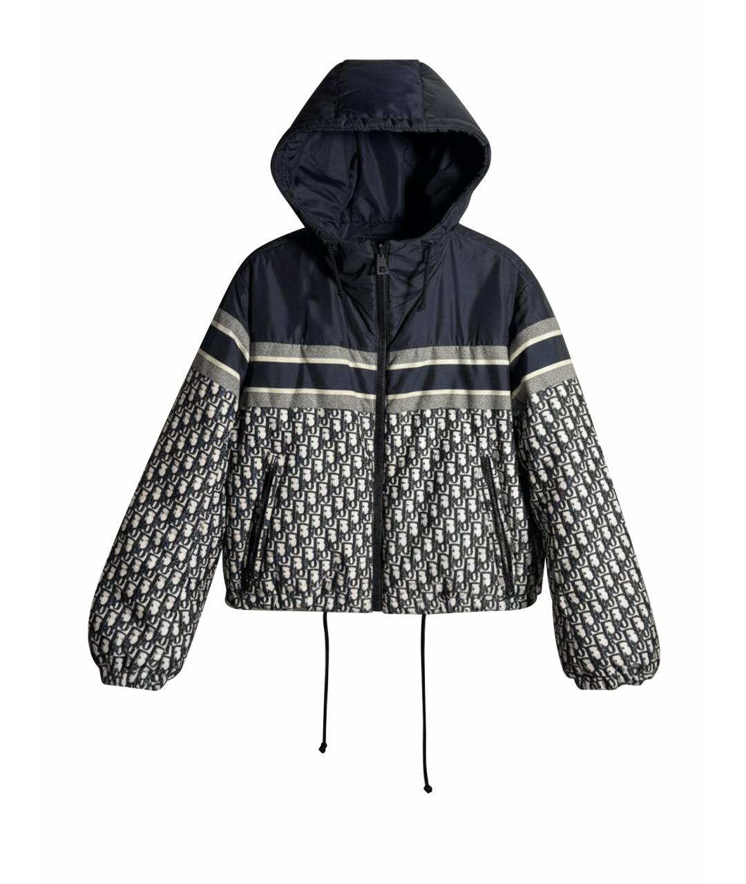 CHRISTIAN DIOR Темно-синий пуховик, фото 1