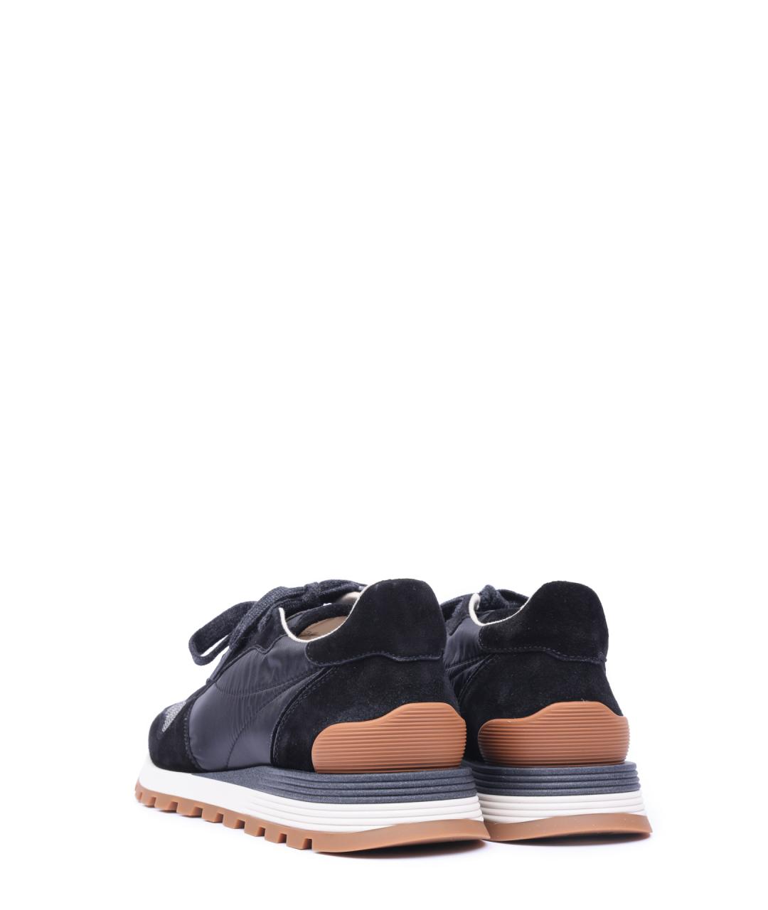 BRUNELLO CUCINELLI Синие текстильные кроссовки, фото 3