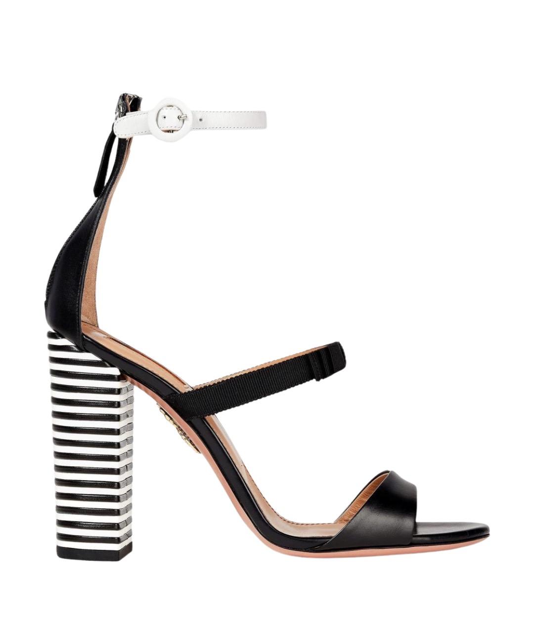 AQUAZZURA Мульти кожаные босоножки, фото 1