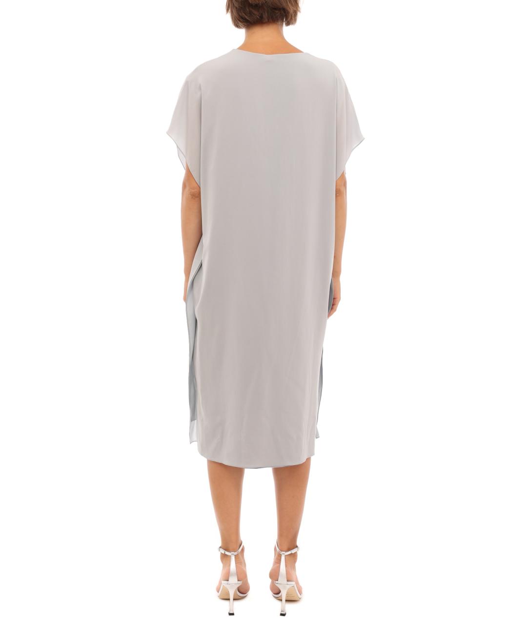 BRUNELLO CUCINELLI Шелковое повседневное платье, фото 4