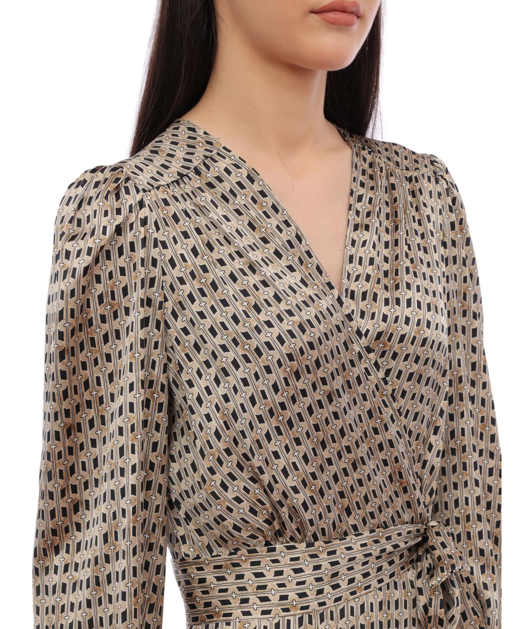 LIU JO Бежевое платье, фото 4