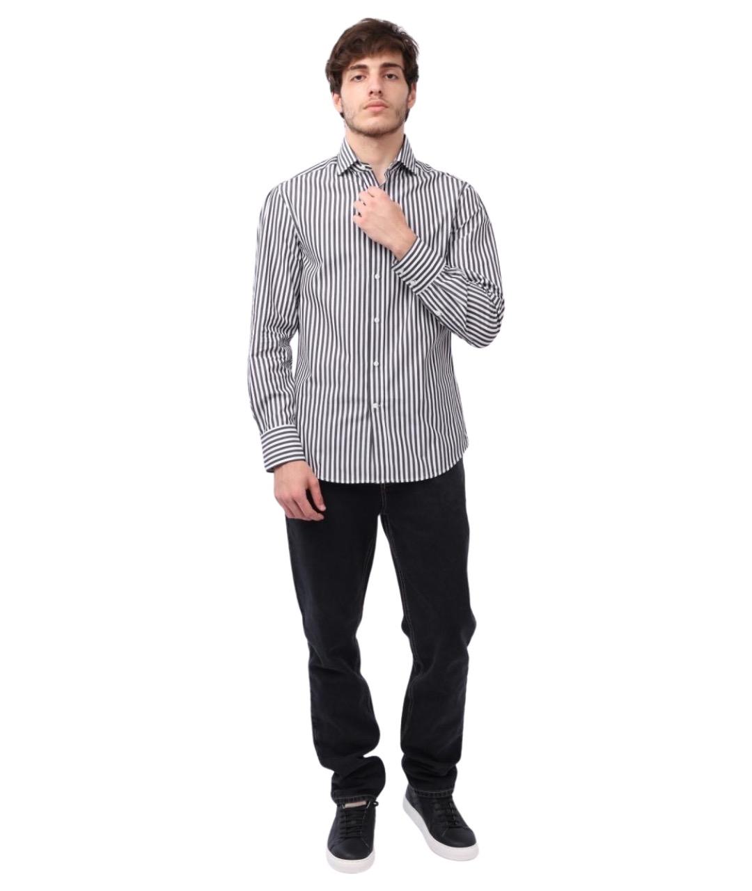 BRUNELLO CUCINELLI Мульти хлопковая кэжуал рубашка, фото 1