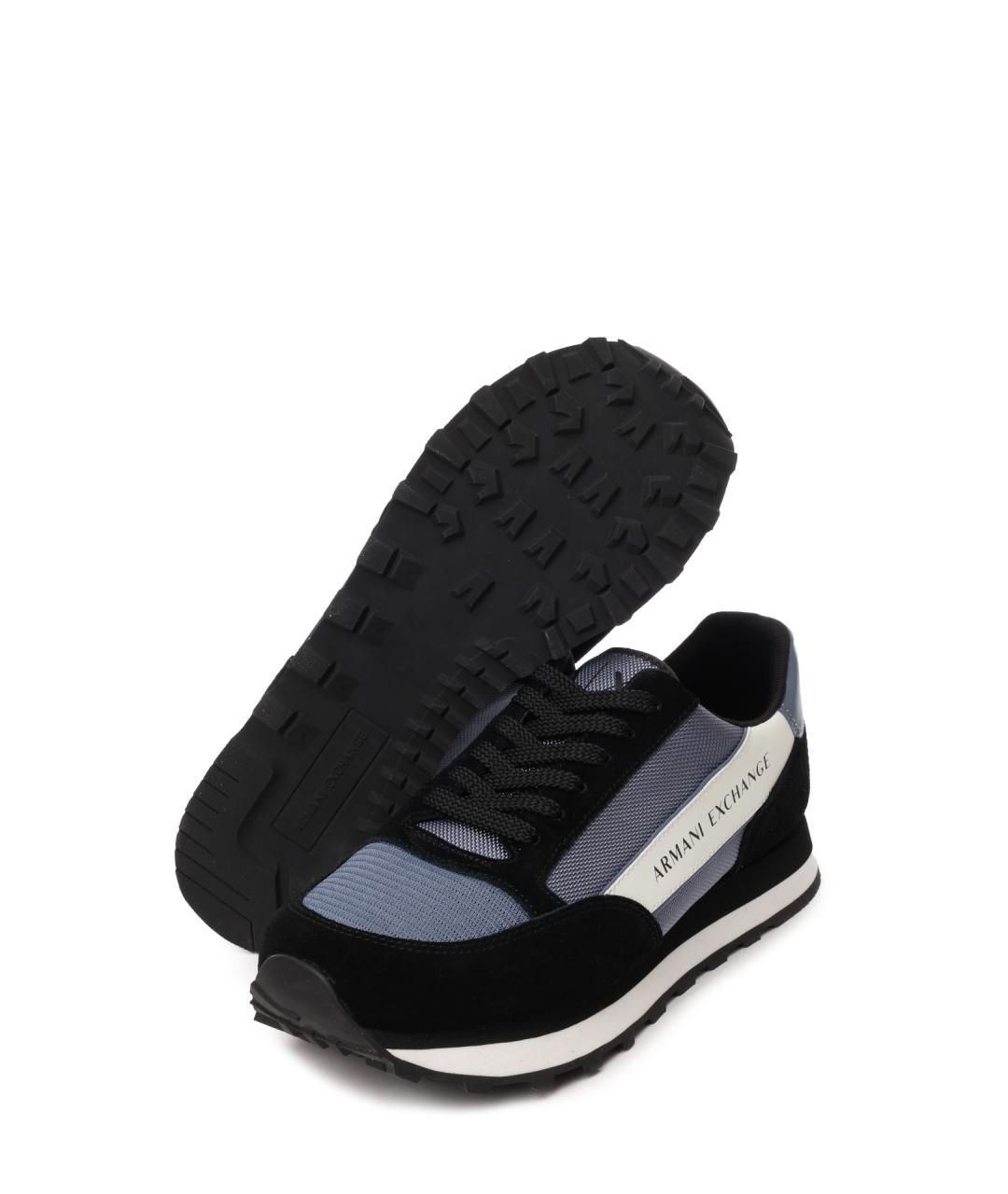 ARMANI EXCHANGE Мульти замшевые низкие кроссовки / кеды, фото 4