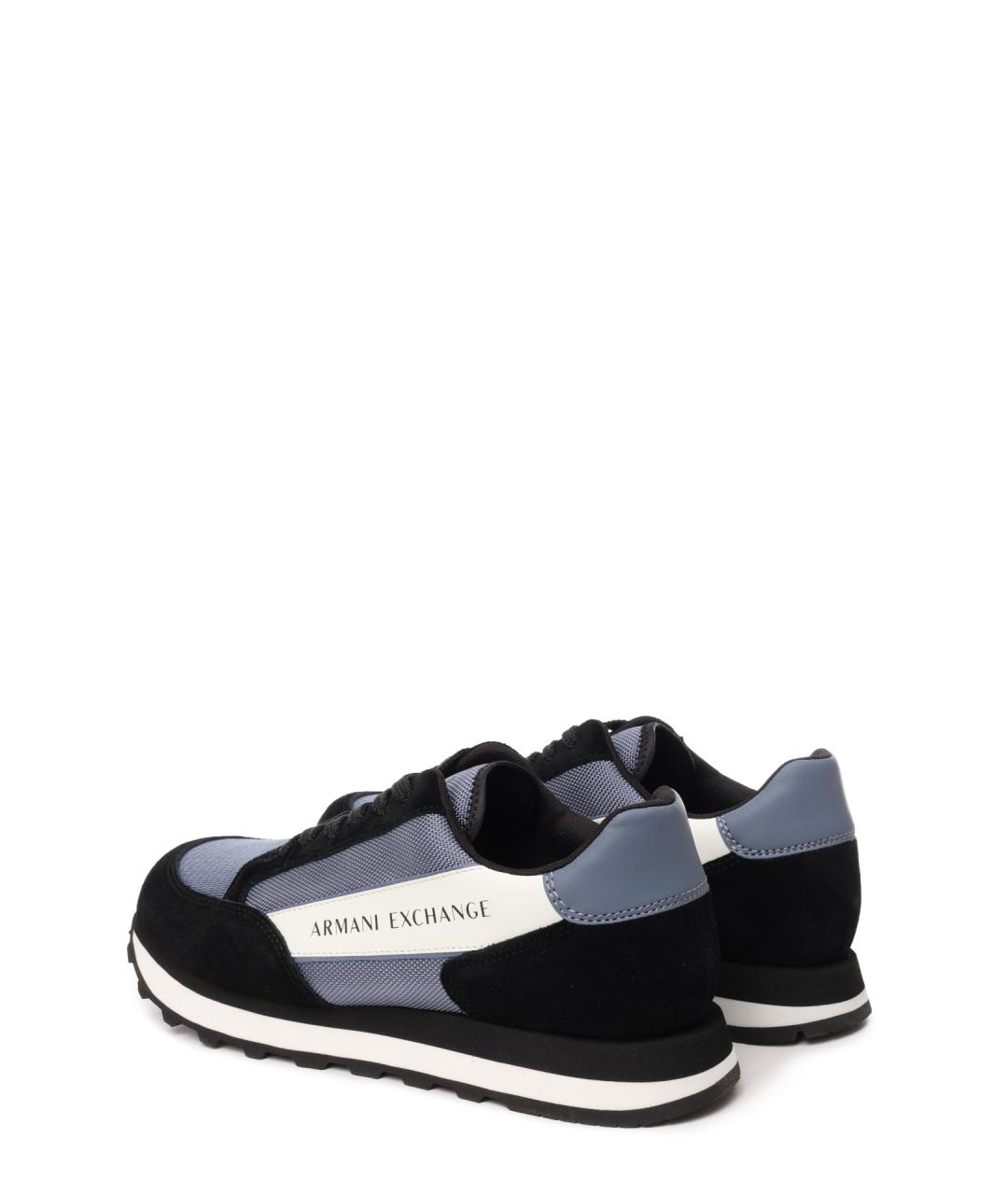 ARMANI EXCHANGE Мульти замшевые низкие кроссовки / кеды, фото 3