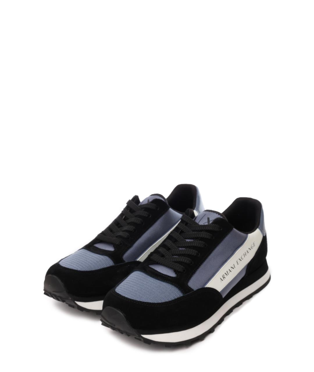 ARMANI EXCHANGE Мульти замшевые низкие кроссовки / кеды, фото 2