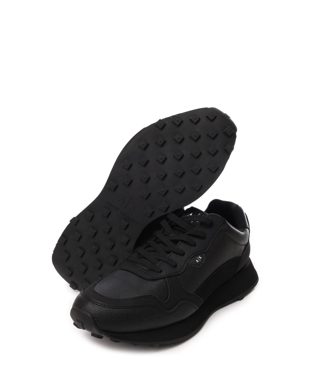 ARMANI EXCHANGE Черные высокие кроссовки / кеды, фото 5