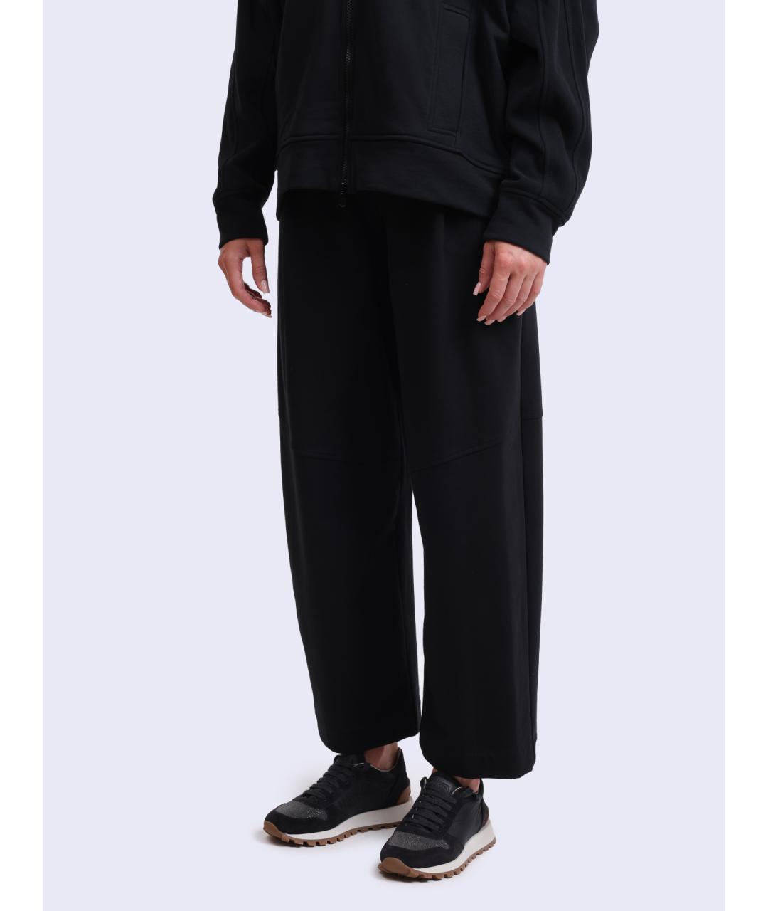 BRUNELLO CUCINELLI Черные прямые брюки, фото 3