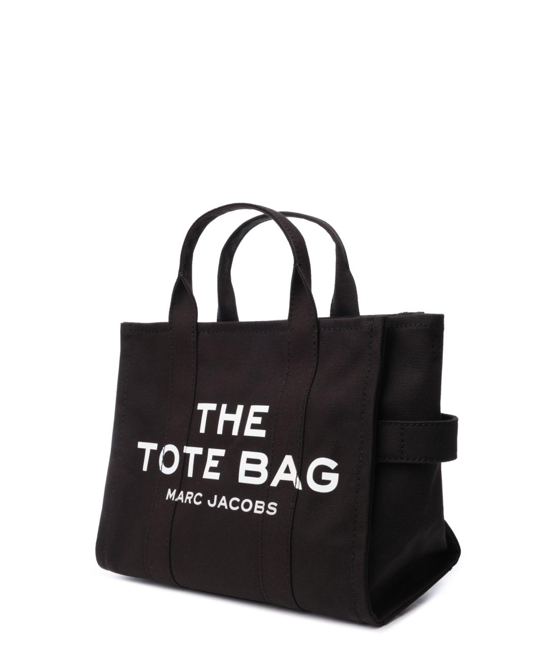 MARC JACOBS Черная тканевая сумка тоут, фото 2