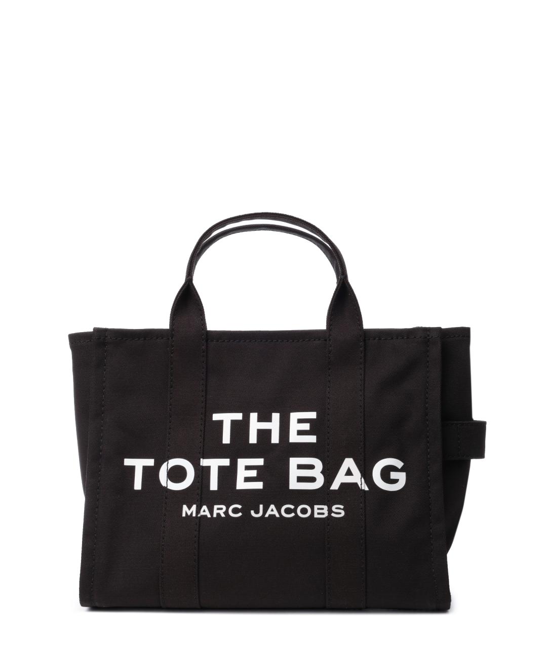 MARC JACOBS Черная тканевая сумка тоут, фото 1