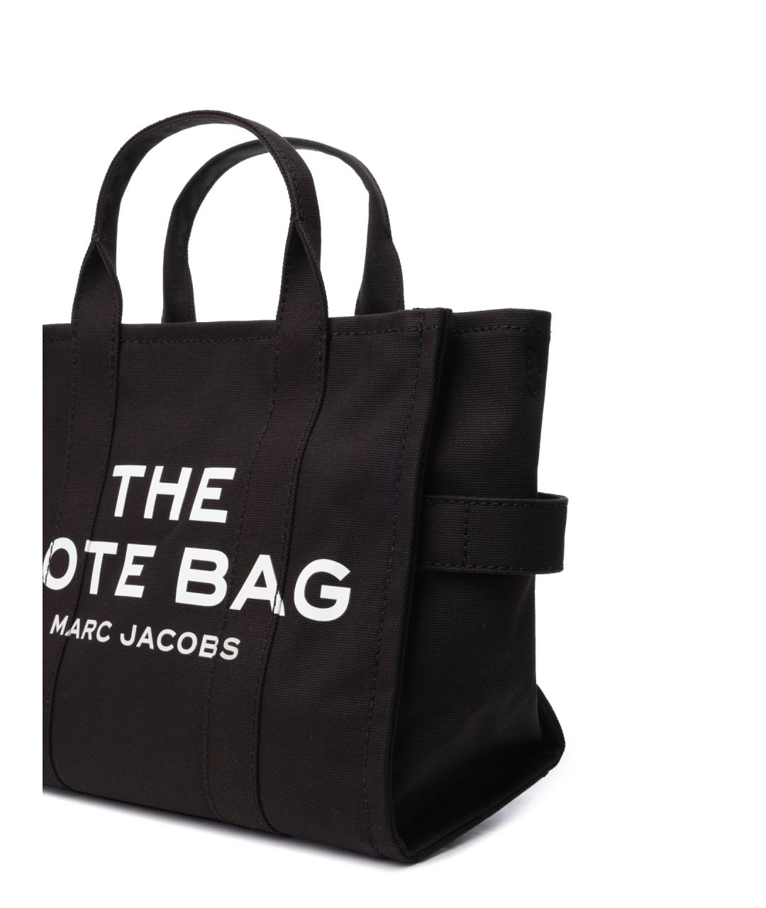 MARC JACOBS Черная тканевая сумка тоут, фото 4