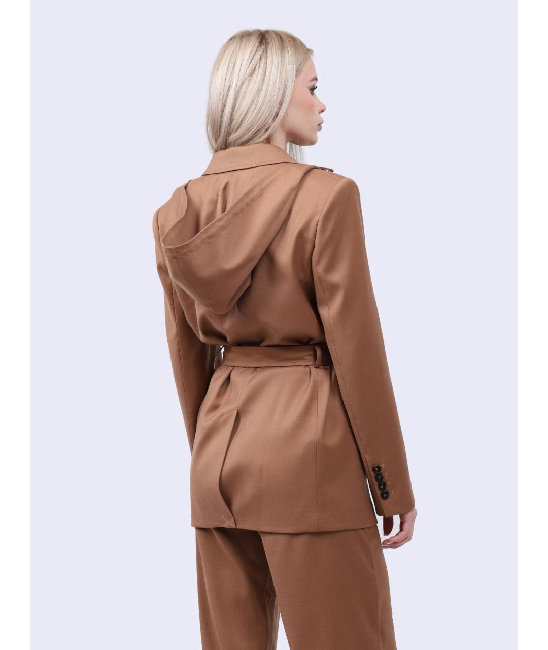 PINKO Коричневый жакет/пиджак, фото 5