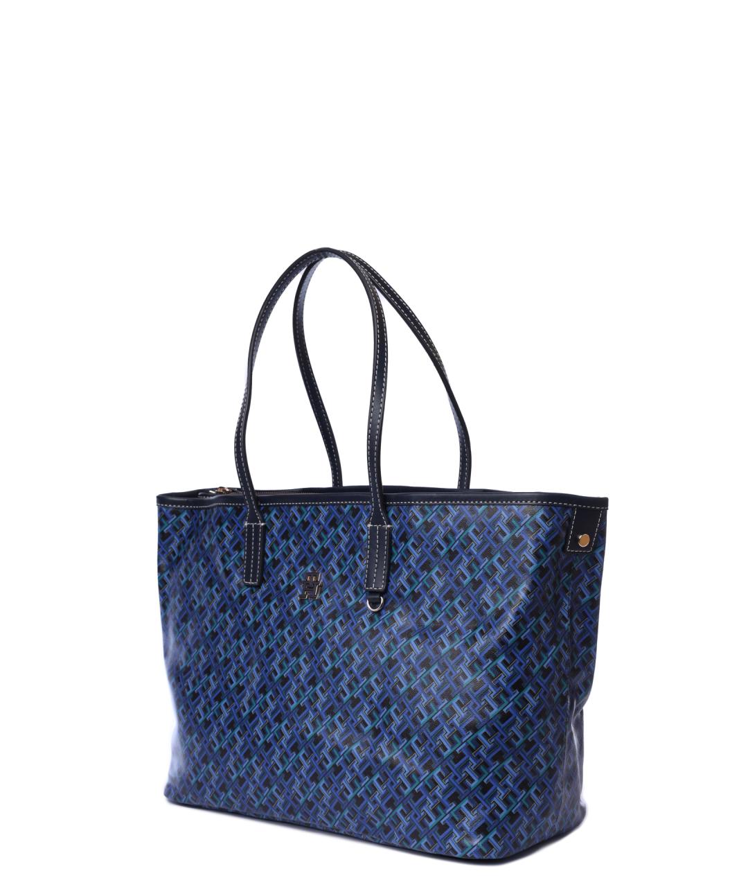 TOMMY HILFIGER Синяя сумка тоут, фото 2