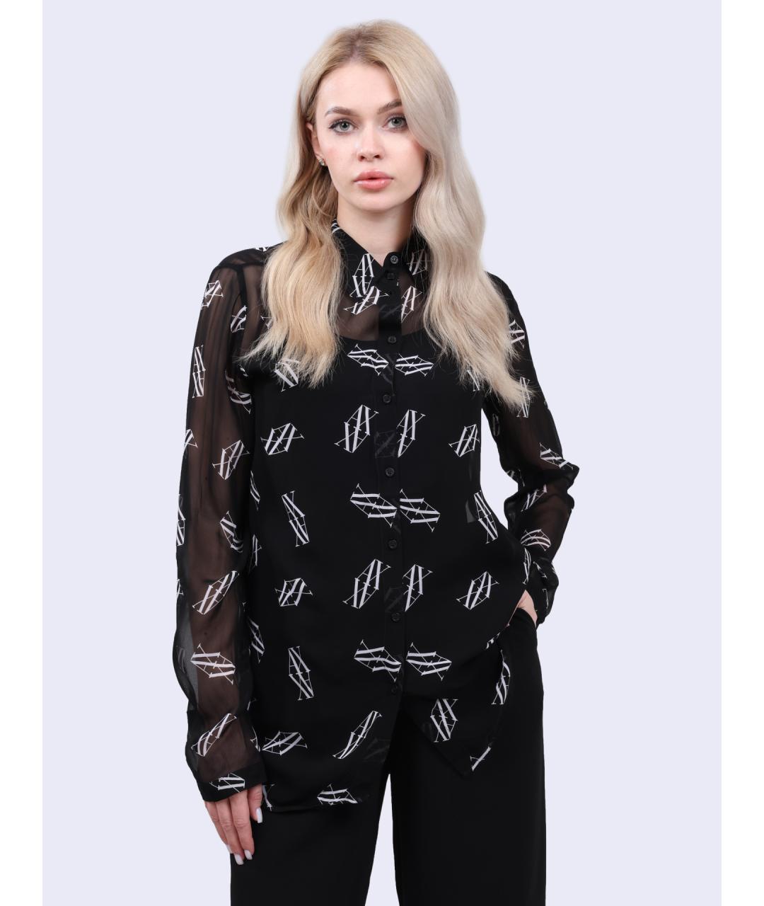 ARMANI EXCHANGE Черная рубашка, фото 6