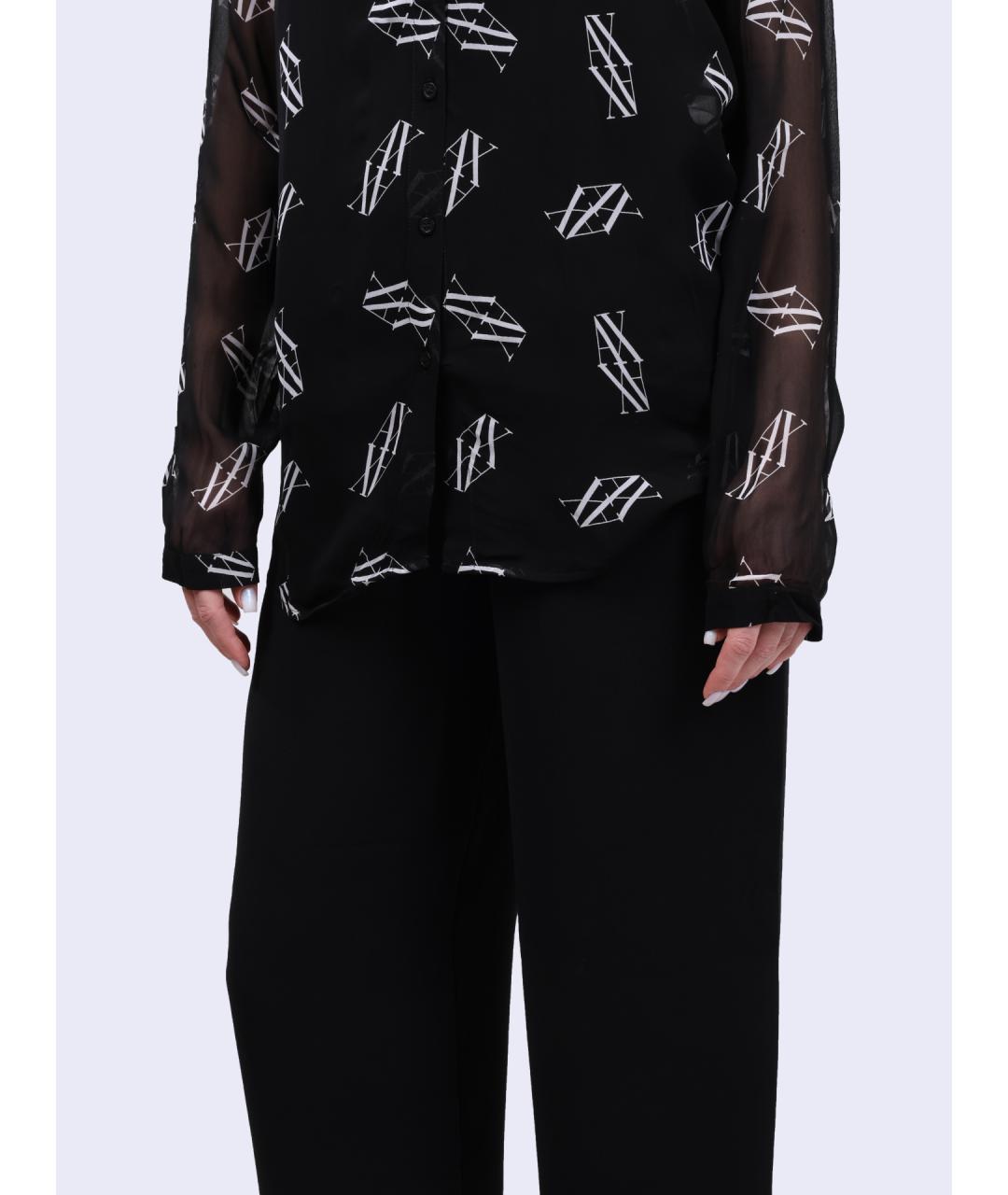 ARMANI EXCHANGE Черная рубашка, фото 4