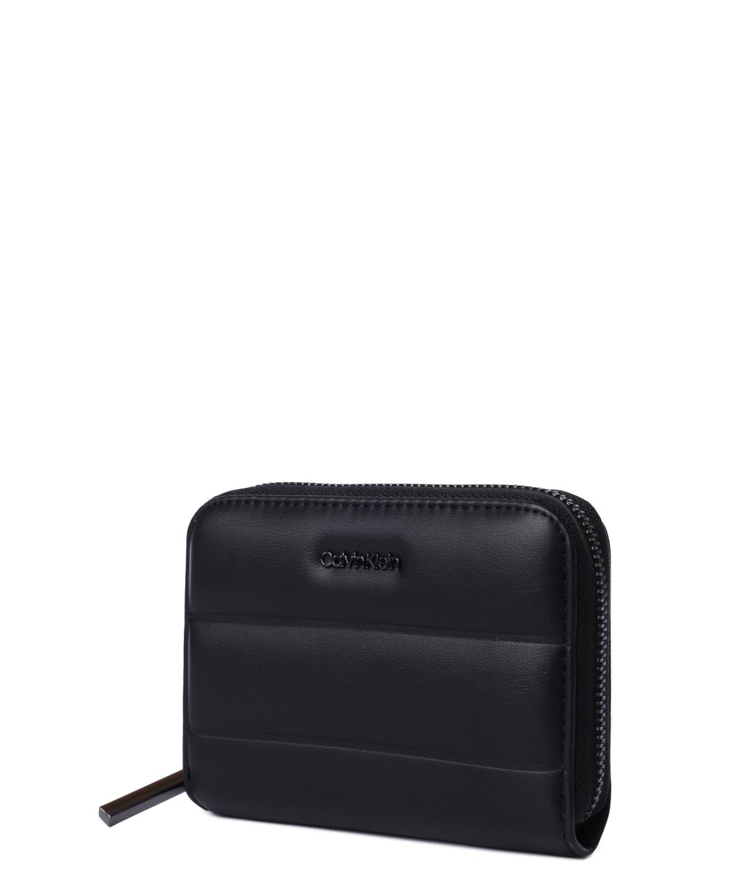 CALVIN KLEIN Черный кошелек из искусственной кожи, фото 2