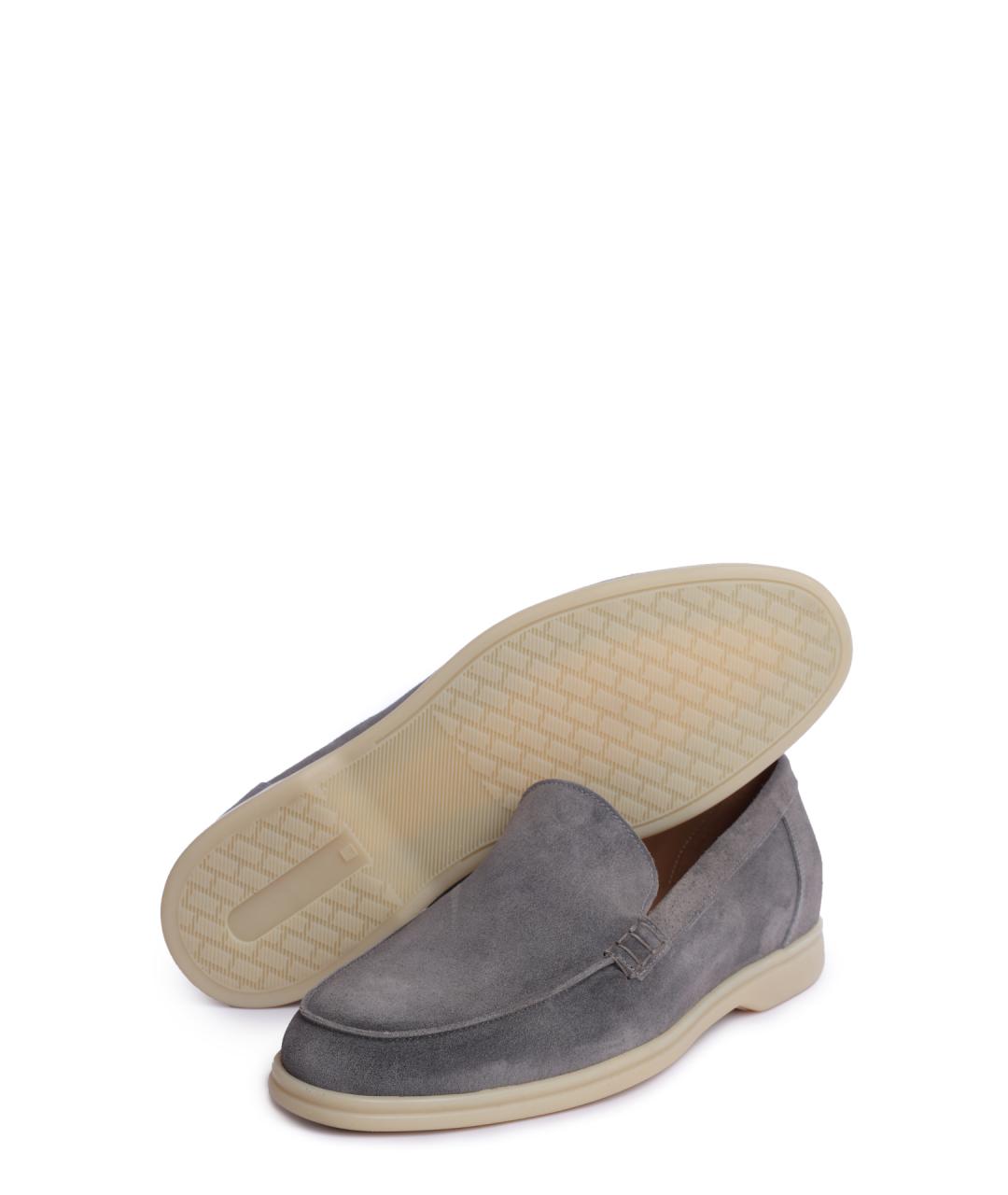 PREMIATA Серые замшевые лоферы, фото 4