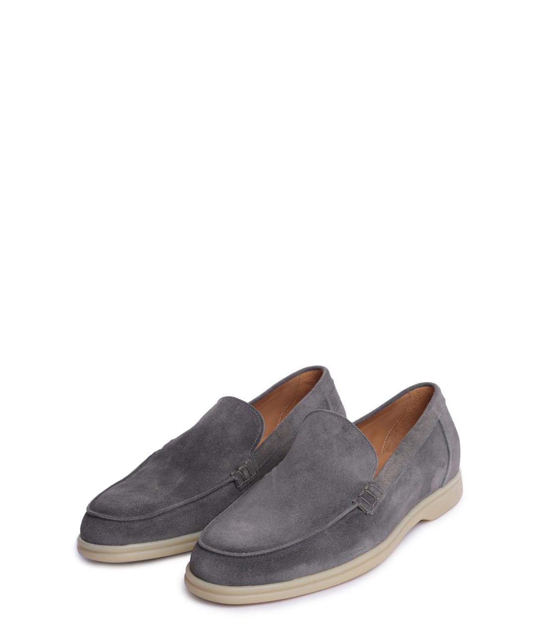 PREMIATA Серые замшевые лоферы, фото 2