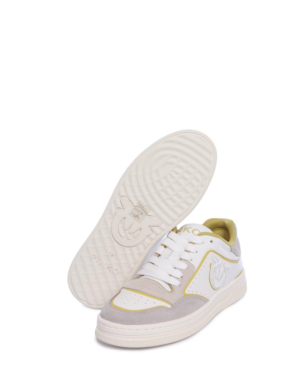 PINKO Серые текстильные кеды, фото 4