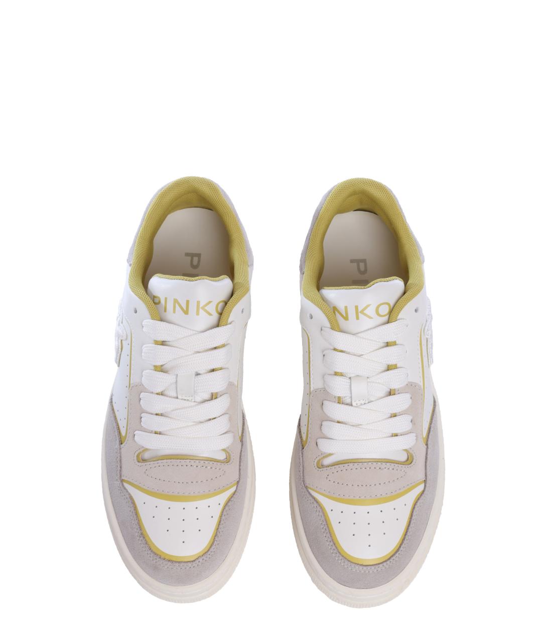 PINKO Серые текстильные кеды, фото 3