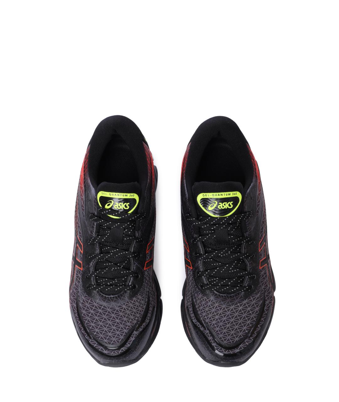 ASICS Черные текстильные высокие кроссовки / кеды, фото 3