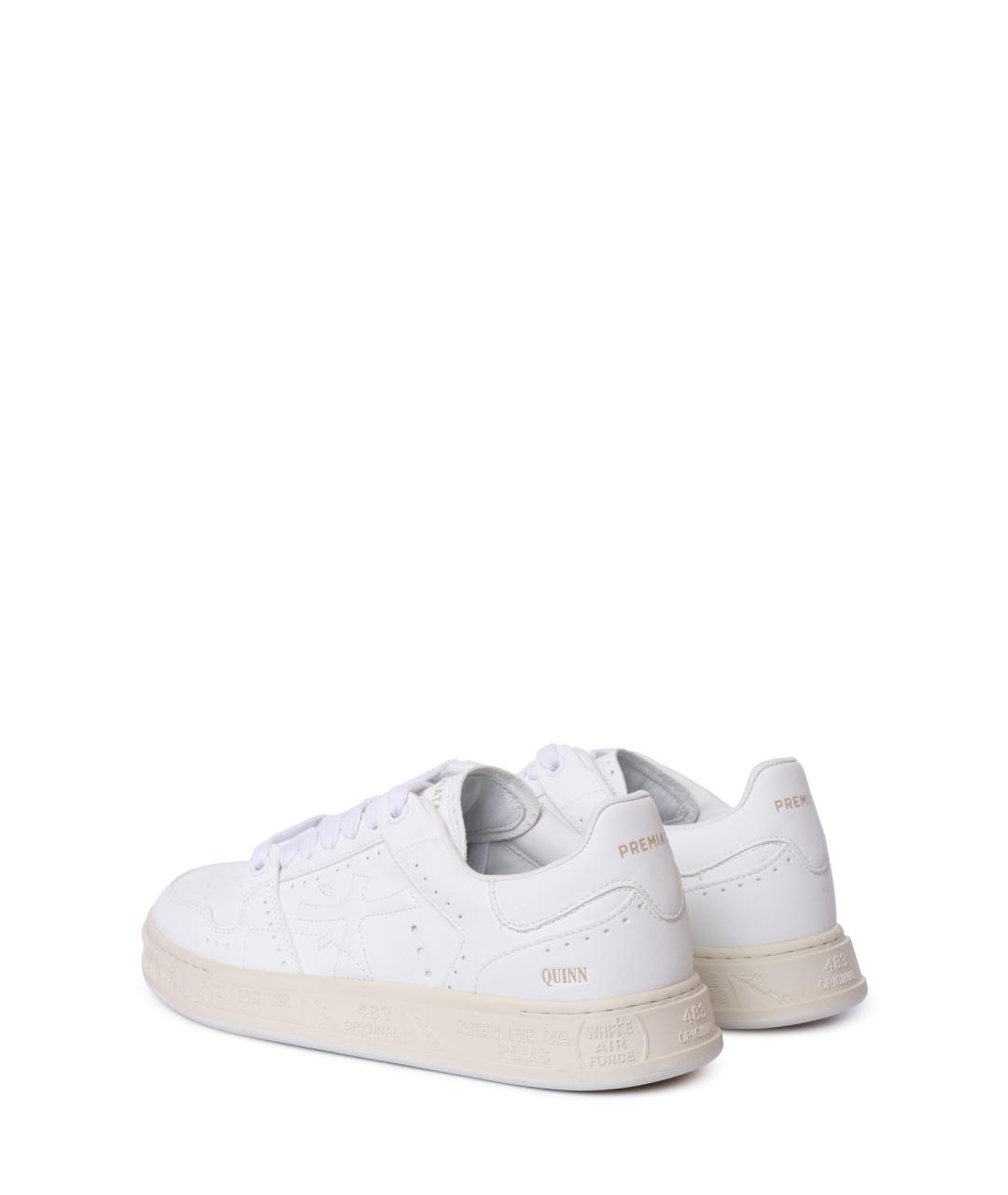 PREMIATA Белые кожаные кеды, фото 5