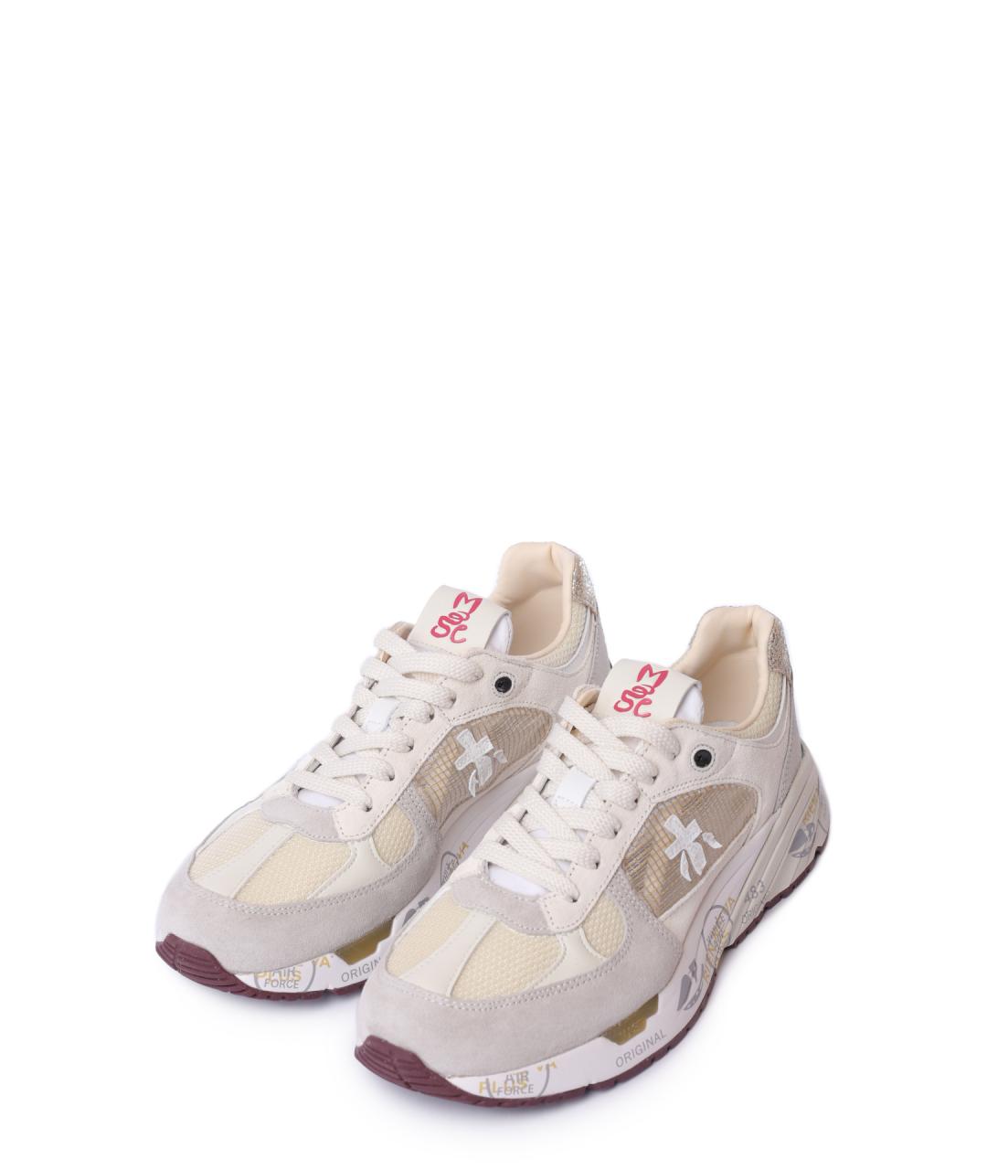 PREMIATA Серые текстильные кроссовки, фото 2