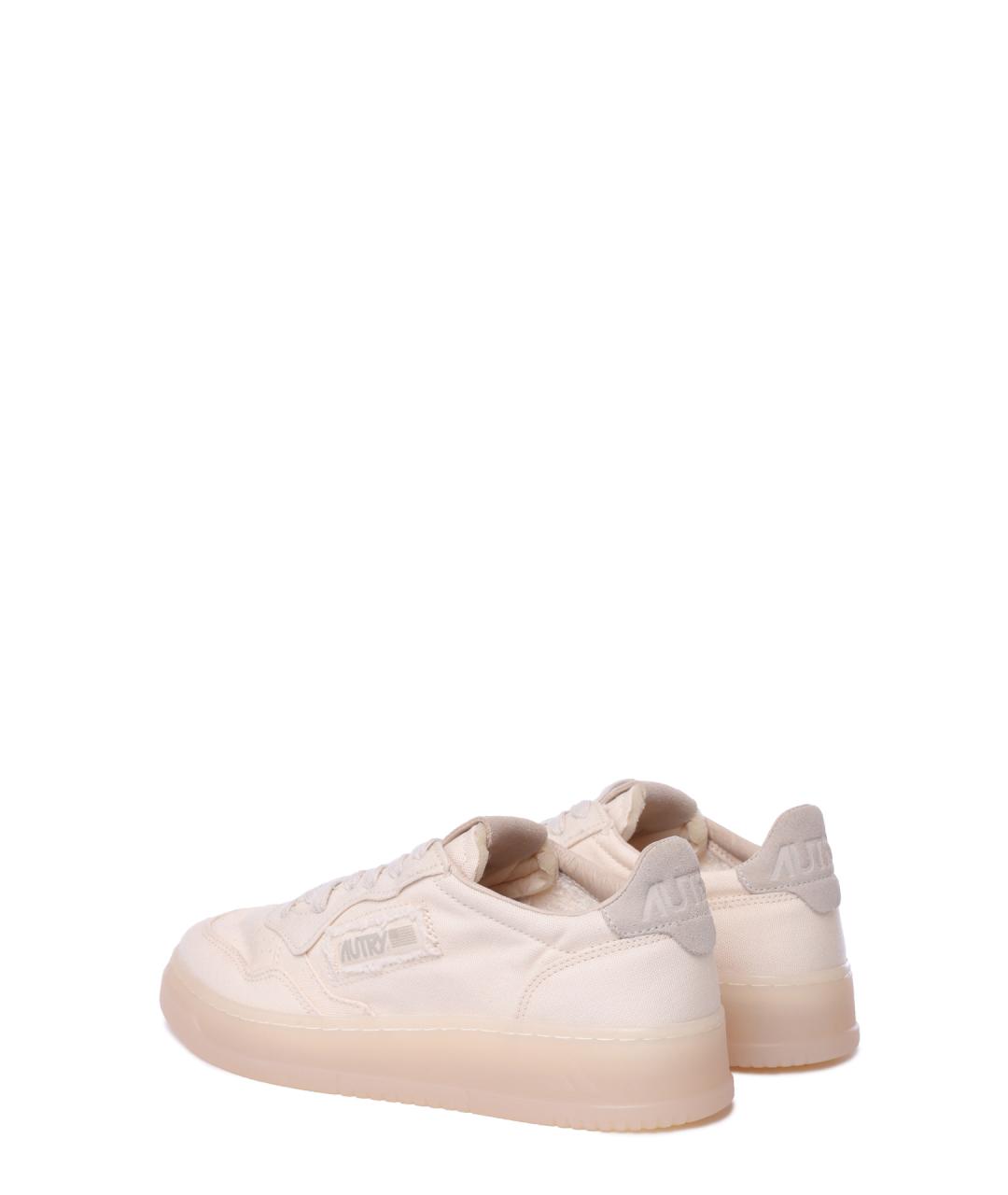 AUTRY Бежевые текстильные кеды, фото 5