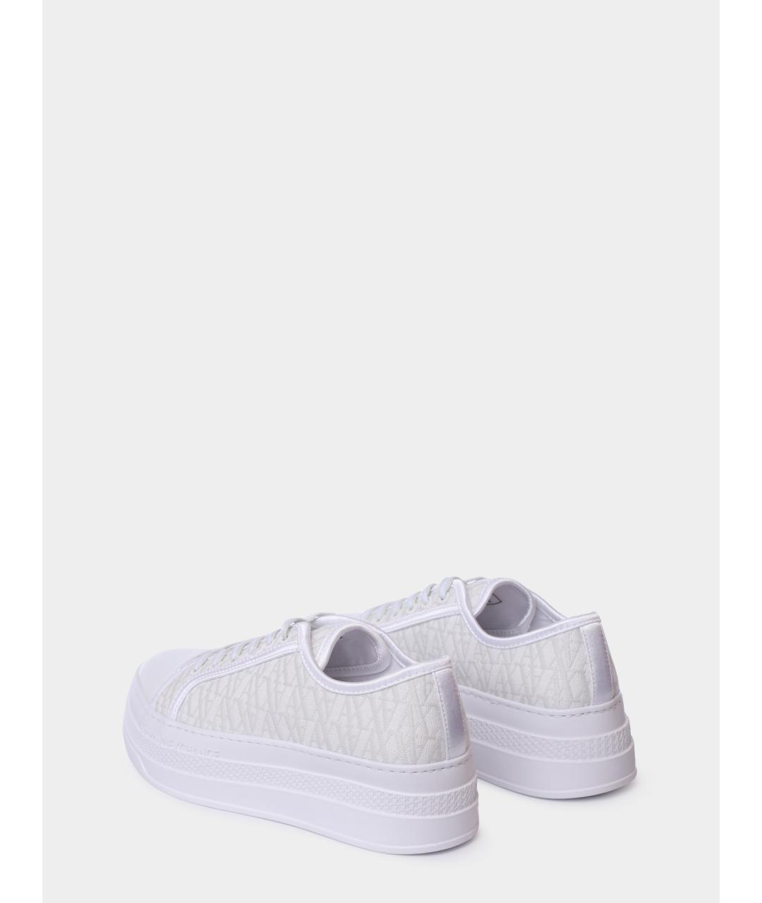 ARMANI EXCHANGE Белые текстильные кеды, фото 5