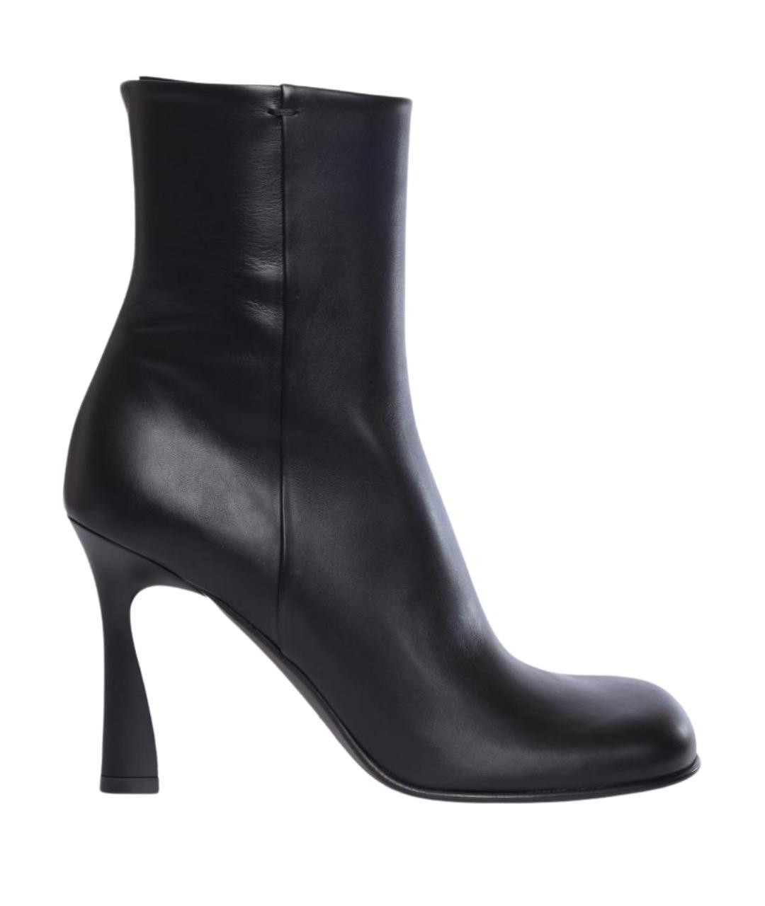 PREMIATA Черные кожаные ботильоны, фото 1