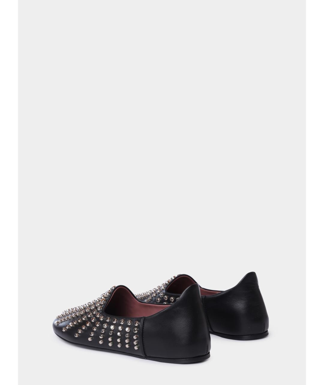 PREMIATA Черные кожаные балетки, фото 6