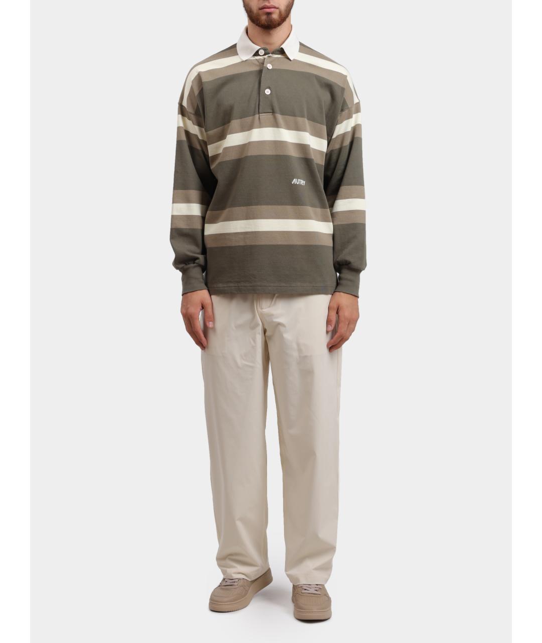 AUTRY Мульти хлопковое поло с длинным рукавом, фото 3