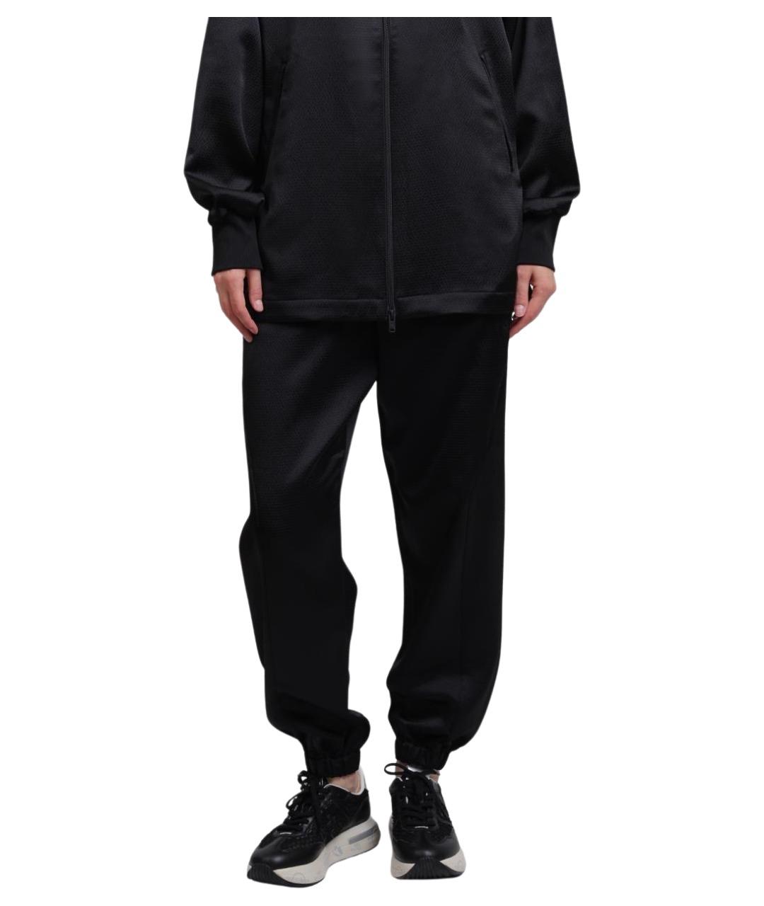 Y-3 Черные прямые брюки, фото 1