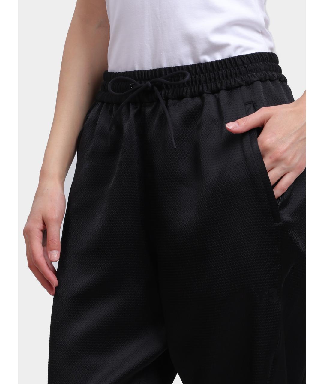 Y-3 Черные прямые брюки, фото 4