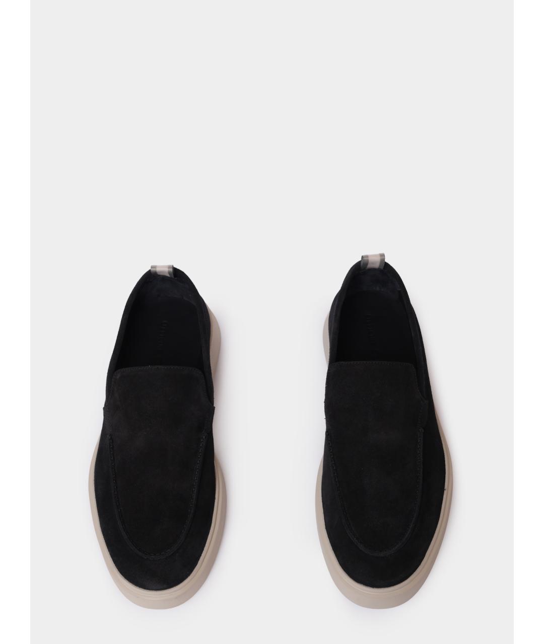 OFFICINE CREATIVE Черные замшевые лоферы, фото 3