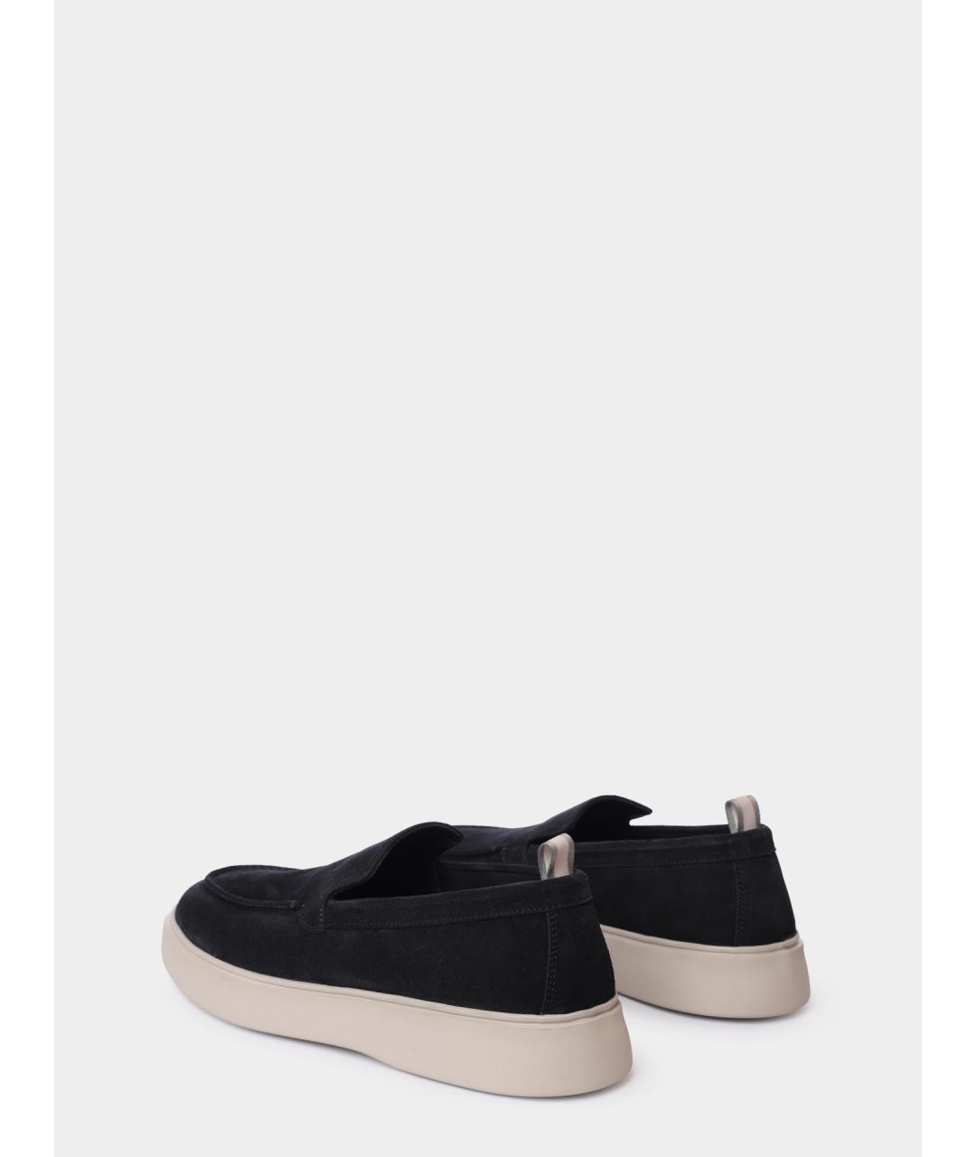 OFFICINE CREATIVE Черные замшевые лоферы, фото 5