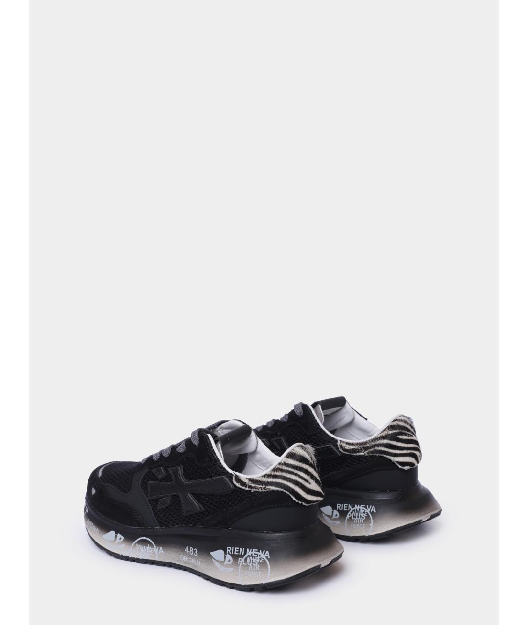 PREMIATA Черные текстильные кроссовки, фото 5