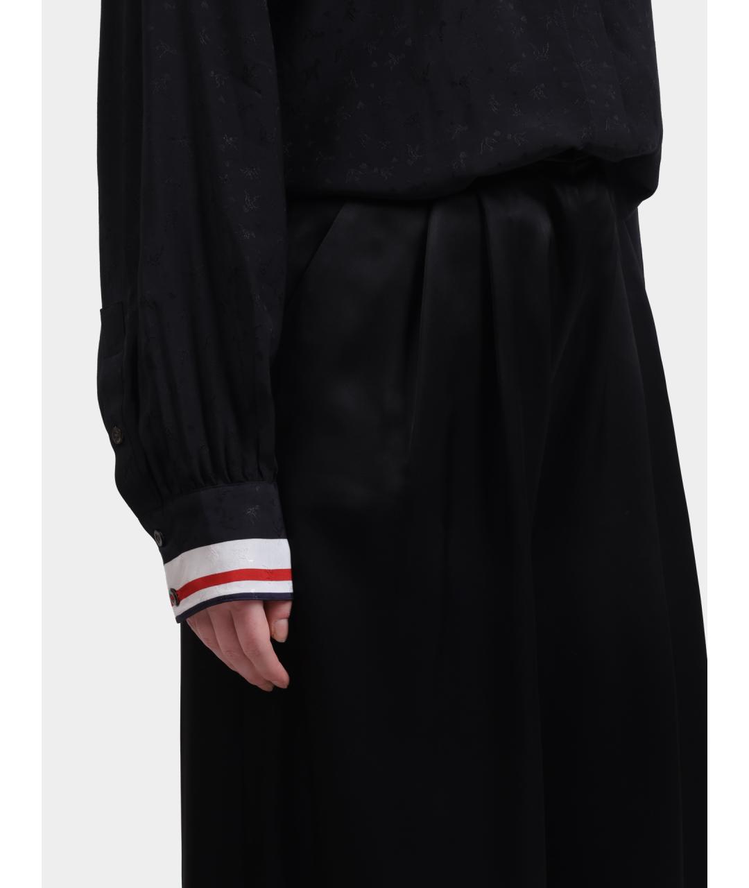 PINKO Черные прямые брюки, фото 4