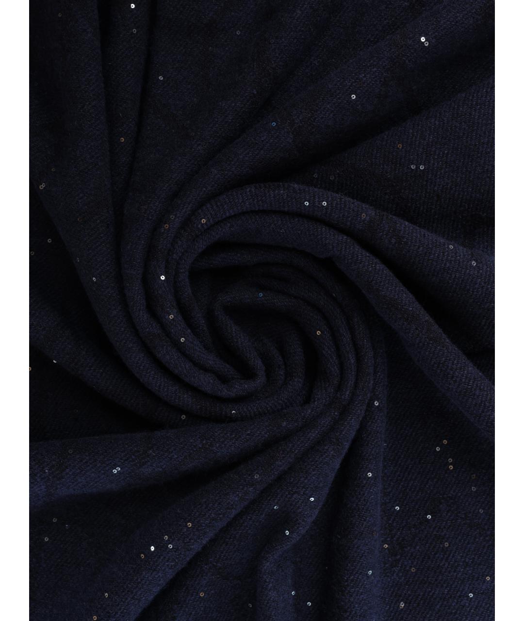 PESERICO Черный шарф, фото 2