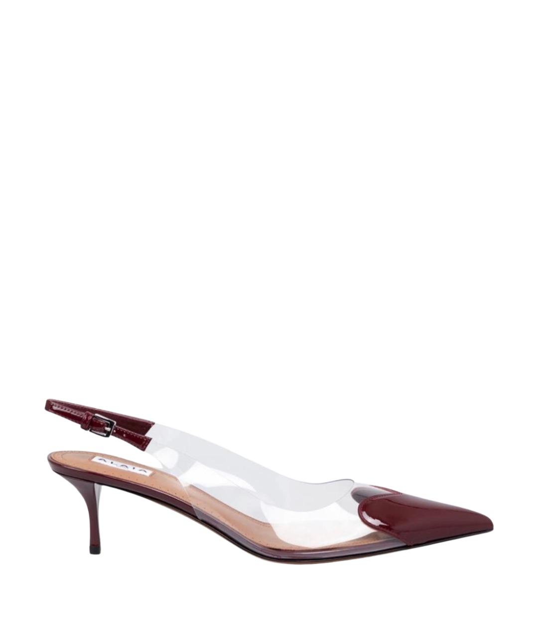 ALAIA Бордовые туфли, фото 7