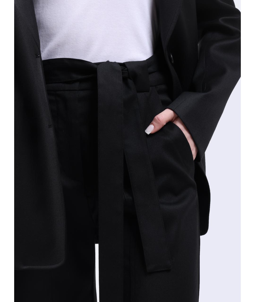 PINKO Черные прямые брюки, фото 7