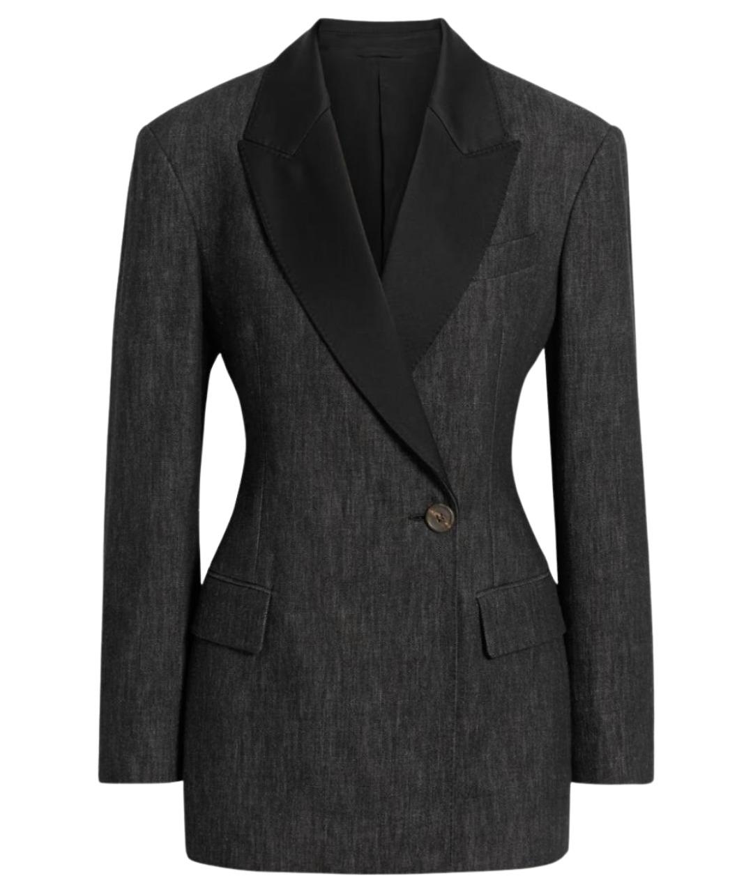 BRUNELLO CUCINELLI Черный хлопковый жакет/пиджак, фото 1