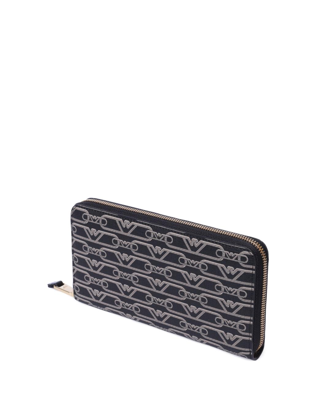 EMPORIO ARMANI Черный кошелек, фото 2