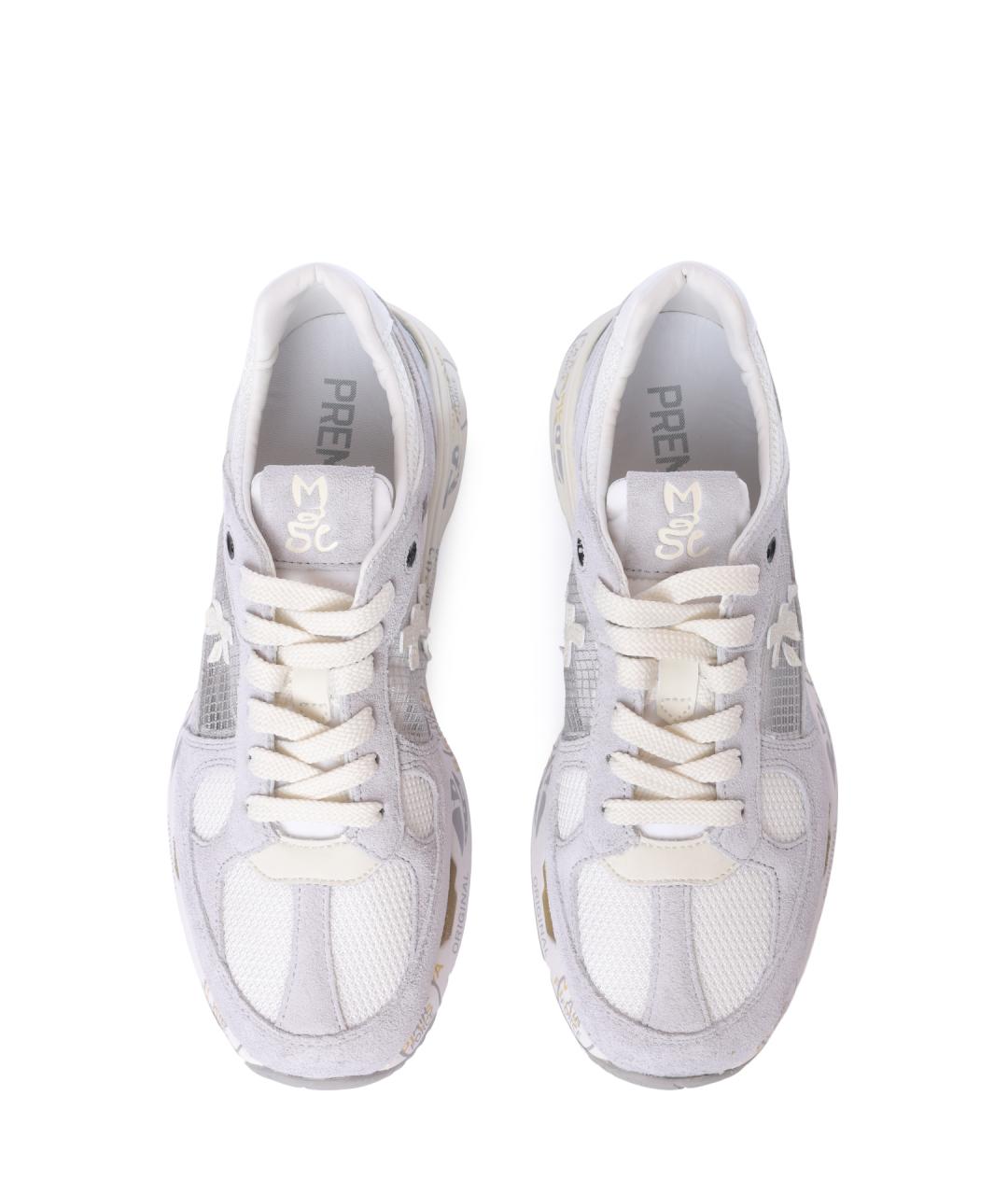 PREMIATA Серые текстильные кроссовки, фото 3